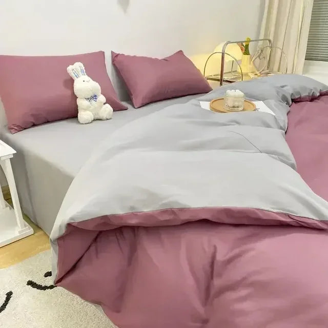 Duvet Cover Reversible Breathable Machine Washable