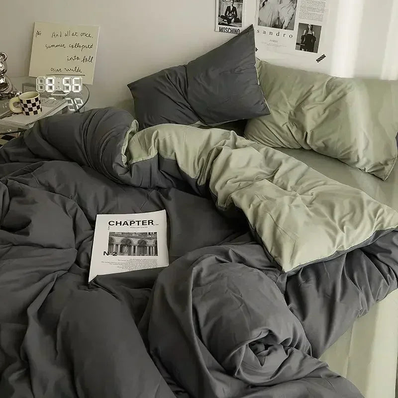 Duvet Cover Reversible Breathable Machine Washable