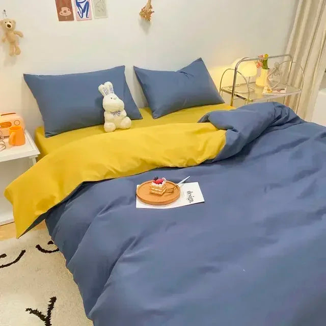 Duvet Cover Reversible Breathable Machine Washable