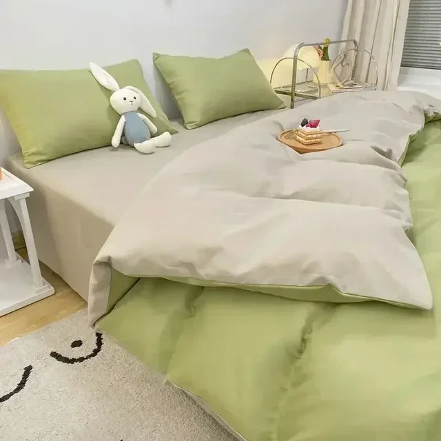 Duvet Cover Reversible Breathable Machine Washable