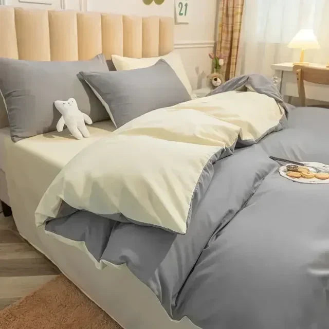 Duvet Cover Reversible Breathable Machine Washable