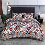Duvet Cover Set Bohemian Tribal Cotton-Microfiber Machine Washable