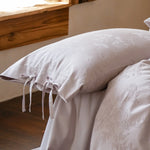 Duvet Cover Set Breathable Cotton Jacquard Temperature-Regulating 4-Piece