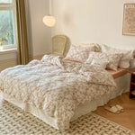 Duvet Cover Set Breathable Cotton Percale Hotel Closure