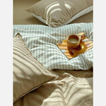 Duvet Cover Set Breathable Cotton Percale With Fitted Sheet