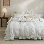 Duvet Cover Set Breathable Quilted Cotton Concealed Zipper
