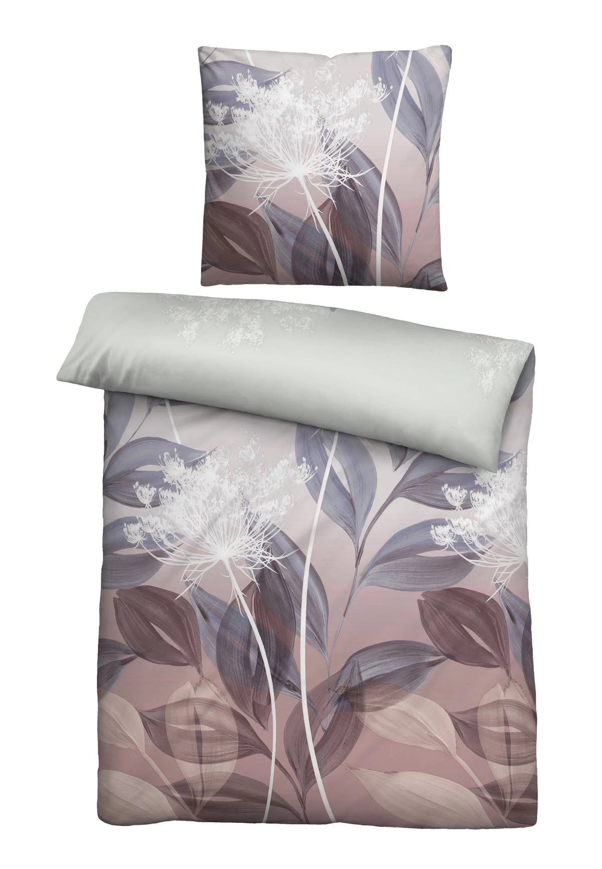 Duvet Cover Set Cotton Flannelette Floral Print