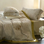 Duvet Cover Set Cotton Percale Reversible Hidden Zipper & Ties