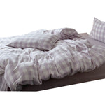 Duvet Cover Set Lightweight Cotton Muslin 4-Piece