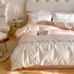 Duvet Cover Set Reversible Cotton Satin