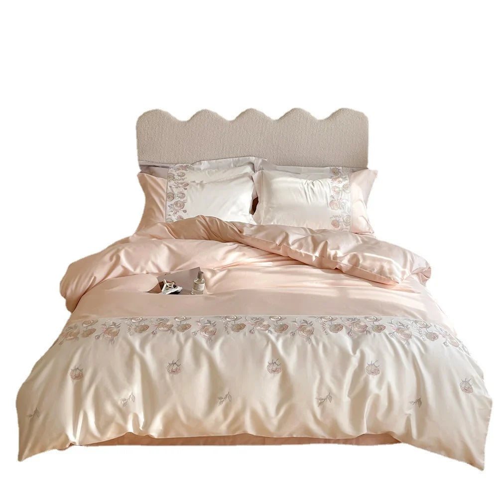 Duvet Cover Set Reversible Cotton Satin