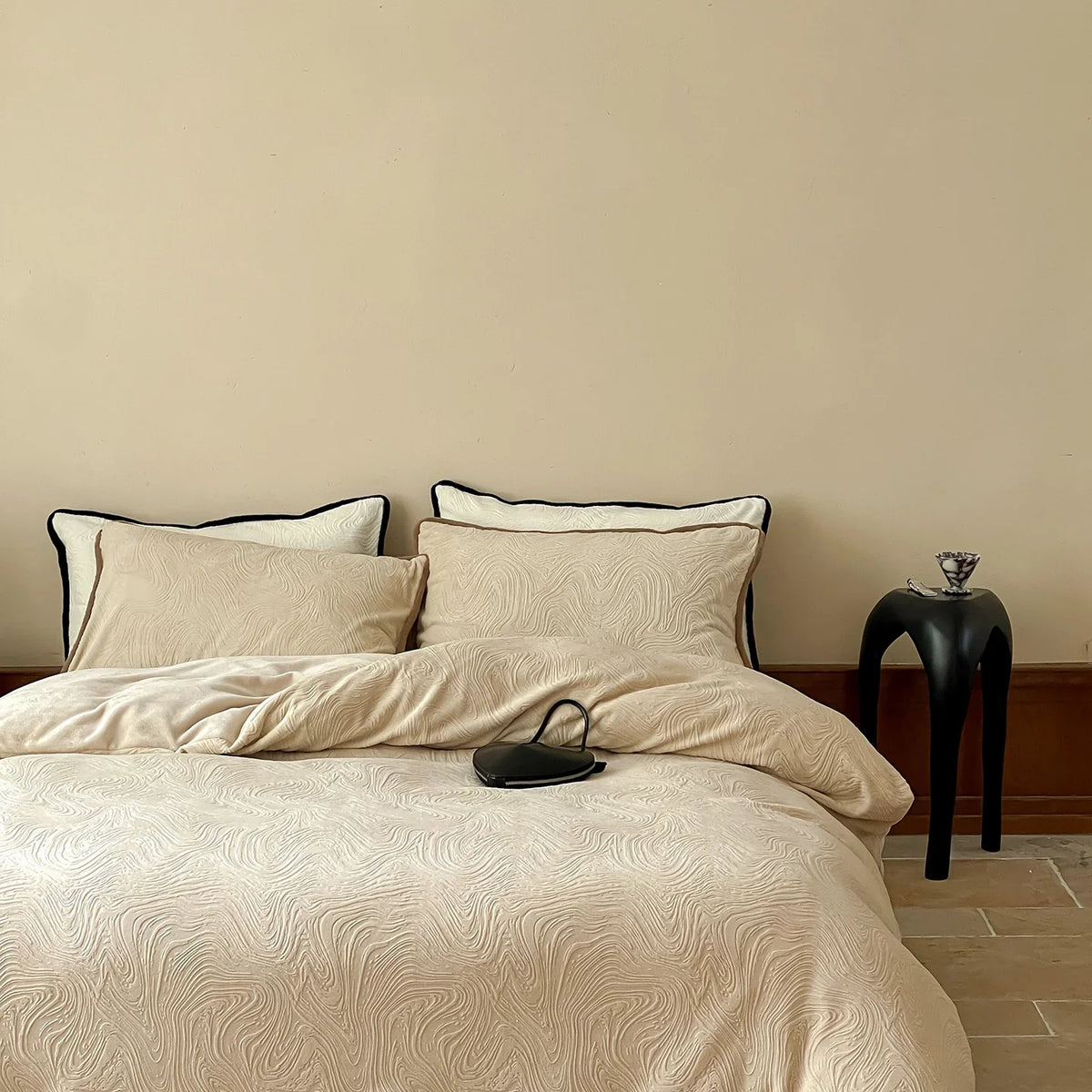 Duvet Cover Set Reversible Cotton Satin Concealed Zipper