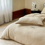 Duvet Cover Set Reversible Cotton Satin Concealed Zipper