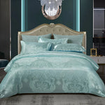 Duvet Cover Set Satin Floral Jacquard
