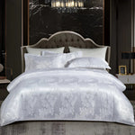 Duvet Cover Set Satin Floral Jacquard