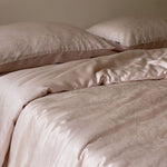 Duvet Cover Set Satin Jacquard Hidden Zipper & Machine Washable