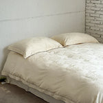 Duvet Cover Set Satin Tone-On-Tone Jacquard & Temperature-Regulating