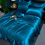 Duvet Cover Set Silk-Like Satin Breathable & Hypoallergenic