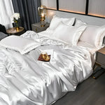 Duvet Cover Set Silk-Like Satin Breathable & Hypoallergenic