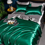 Duvet Cover Set Silk-Like Satin Breathable & Hypoallergenic