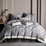 Duvet Cover Set Silky-Matte Satin Matching Pillowcases