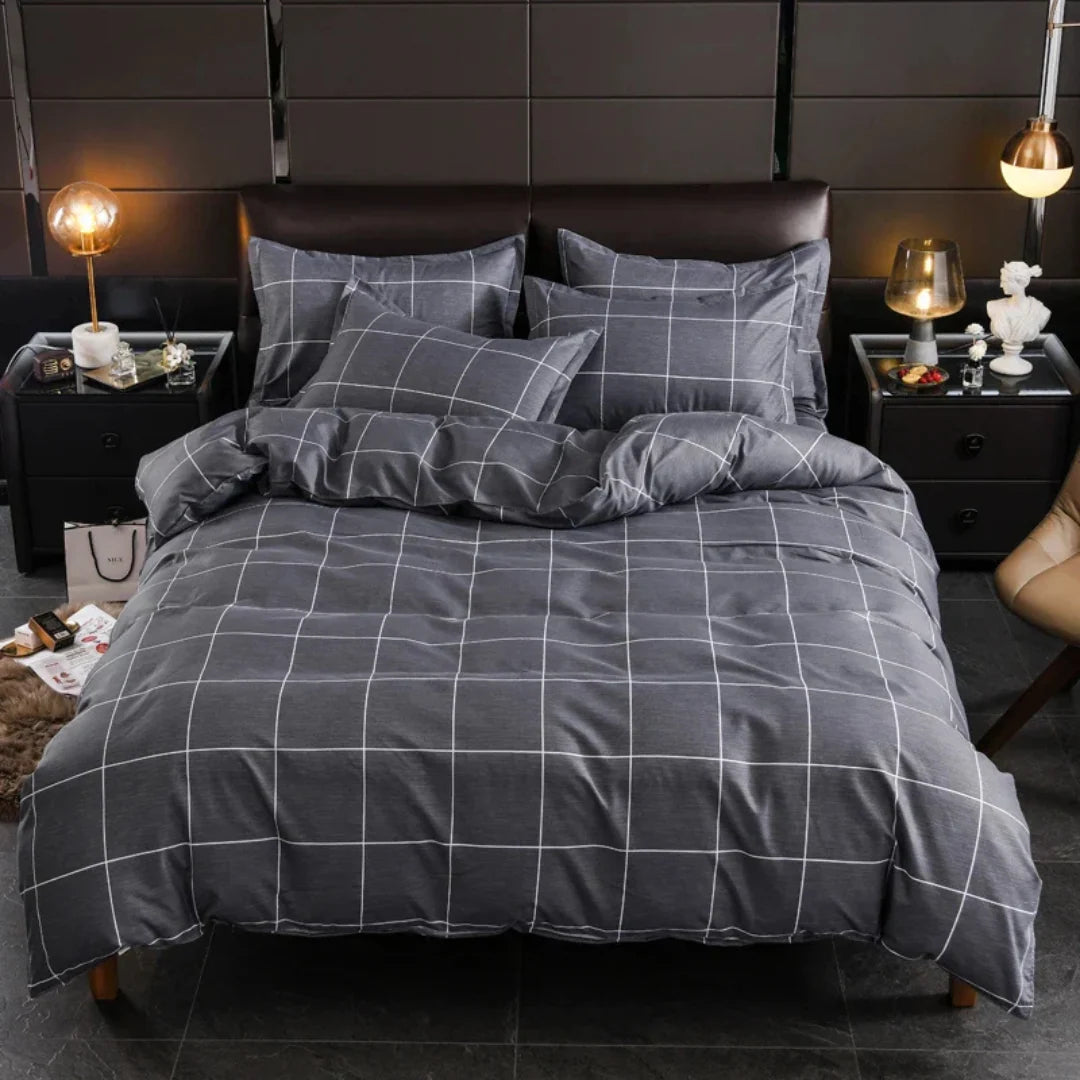 Duvet Cover Set Silky-Soft Polyester Breathable & Wrinkle-Resistant