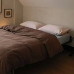 Duvet Cover Set Temperature-Regulating Cotton Satin 4-Piece