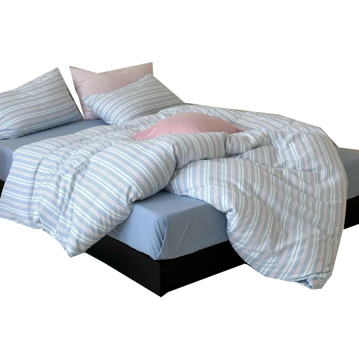 Duvet Cover Set Waffle Cotton Temperature Regulating