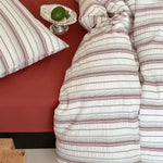 Duvet Cover Set Waffle Cotton Temperature Regulating