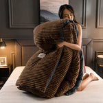 Duvet Cover Velvet Fleece Warm & Machine-Washable
