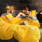 Duvet Cover Velvet Fleece Warm & Machine-Washable