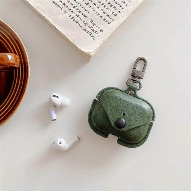 Earbud Case Leather Protective Cover