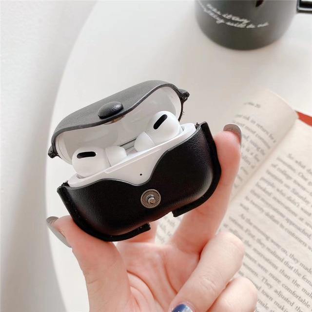 Earbud Case Leather Protective Cover