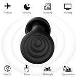 Earplugs 30 dB Noise Reduction Low-Profile & Multi-Size Tips