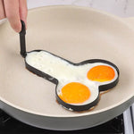 Egg And Pancake Cooking Ring Metal Stay-Cool Dual-Use