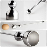 Egg Cracker Stainless Steel Gravity-Powered Dishwasher-Safe