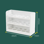 Egg Organizer Multilayer Space-Saving Flip Design