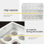 Egg Organizer Multilayer Space-Saving Flip Design