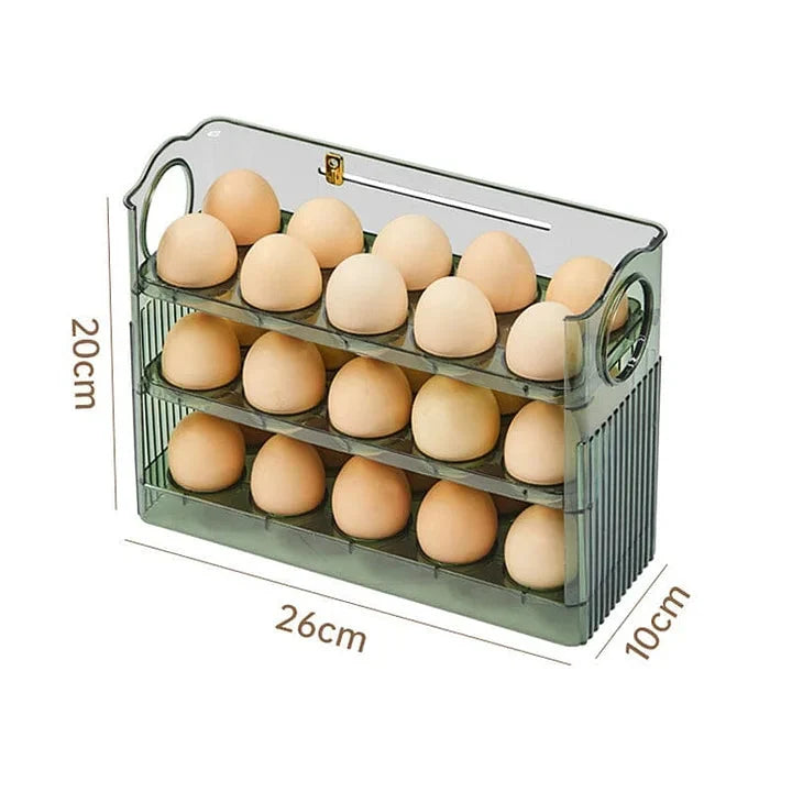 Egg Organizer Self-Sliding Compact Refrigerator Storage