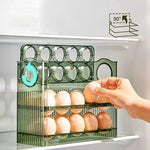 Egg Organizer Self-Sliding Compact Refrigerator Storage