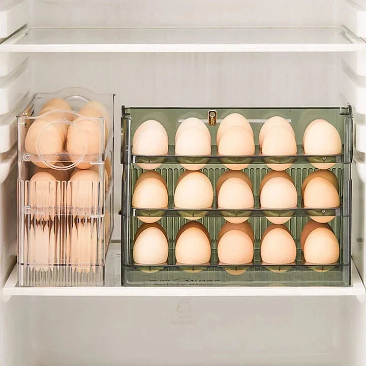 Egg Organizer Self-Sliding Compact Refrigerator Storage