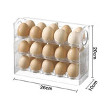 Egg Organizer Self-Sliding Compact Refrigerator Storage