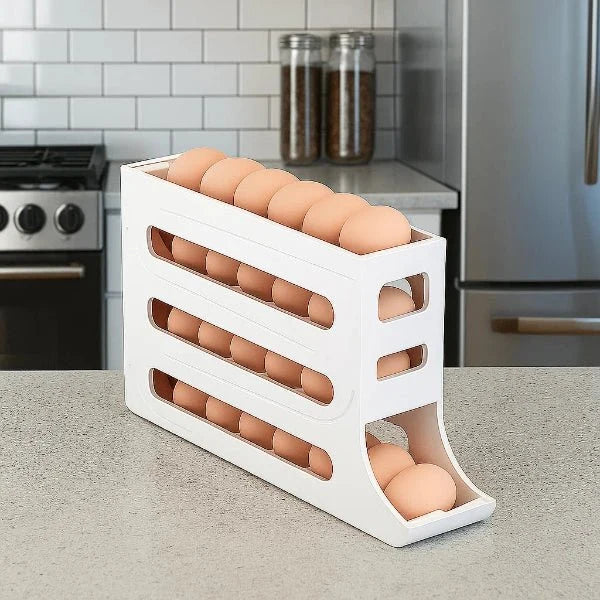 Egg Storage Box Rolling Design 30-Egg Capacity