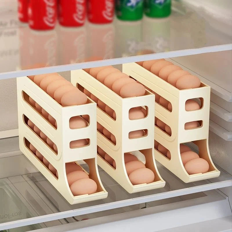 Egg Storage Box Rolling Design 30-Egg Capacity