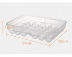 Egg Storage Box Stackable Pull-Out Drawer 34-Egg Capacity BPA-Free