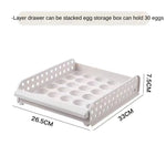 Egg Storage Container Transparent Individual Compartments With Handle