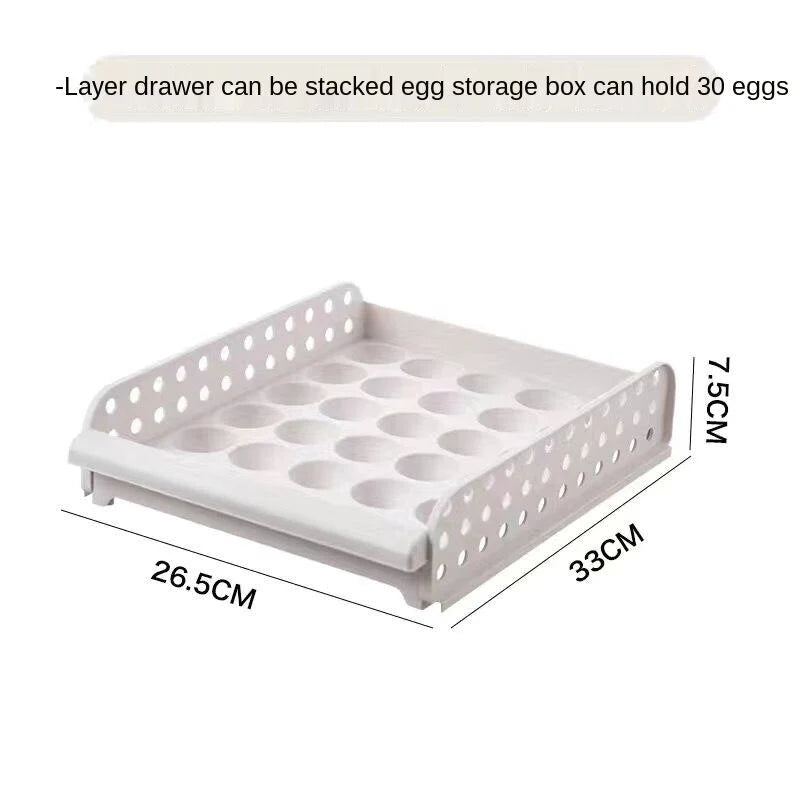 Egg Storage Container Transparent Individual Compartments With Handle