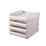 Egg Storage Container Transparent Individual Compartments With Handle