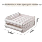 Egg Storage Container Transparent Individual Compartments With Handle