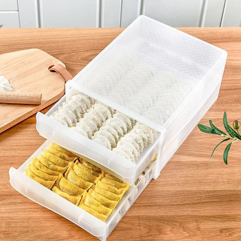 Egg Storage Container Transparent Individual Compartments With Handle